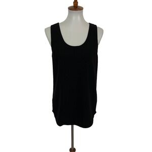 T Babaton Tank Top Small Black Sleeveless Stretch Layering Basic Minimalist